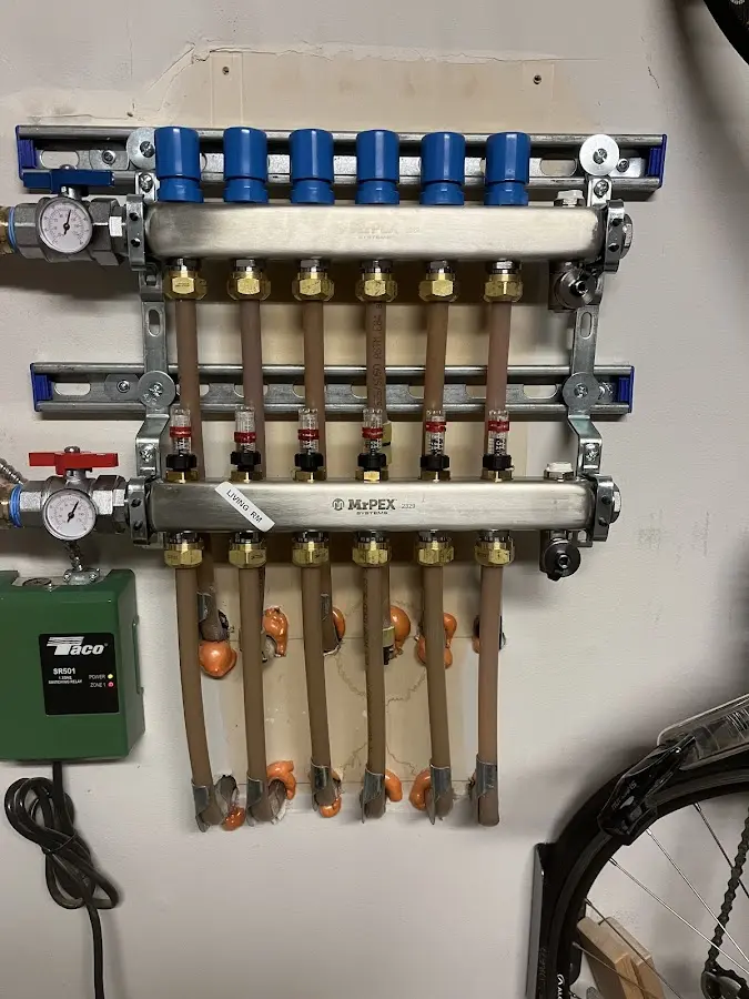 Plumber performing Leak Detection at a residential property in Marietta